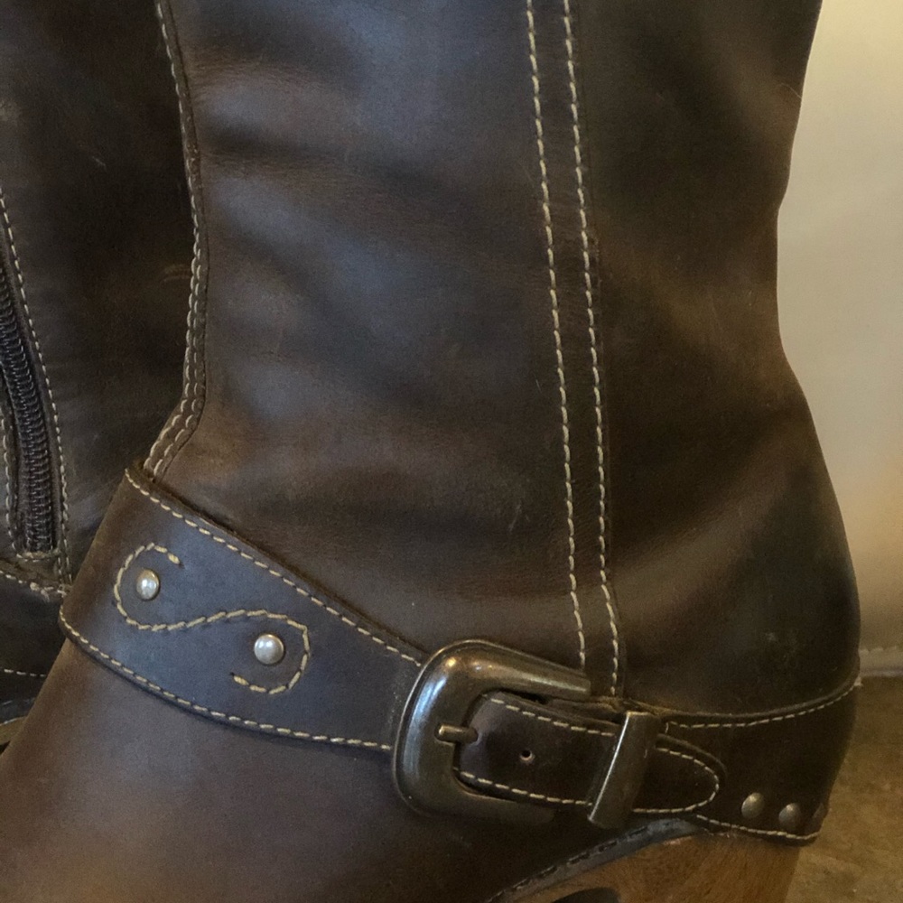 DANSKO Rylan Boots Dark Brown Western Style UK 40 - Picture 6 of 10